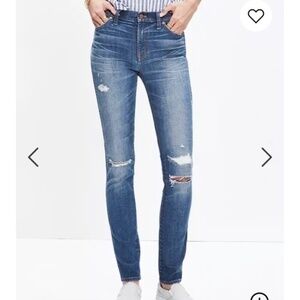 Madewell Blue Distressed Women Jeans